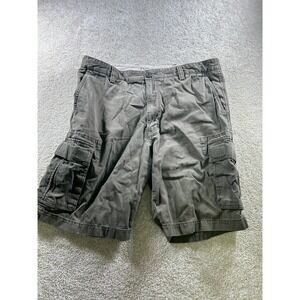 Dockers Men's Cargo Shorts Olive Green 36 Cotton Casual Pockets